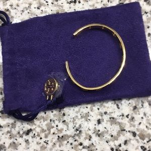 Tory Burch logo cuff bracelet